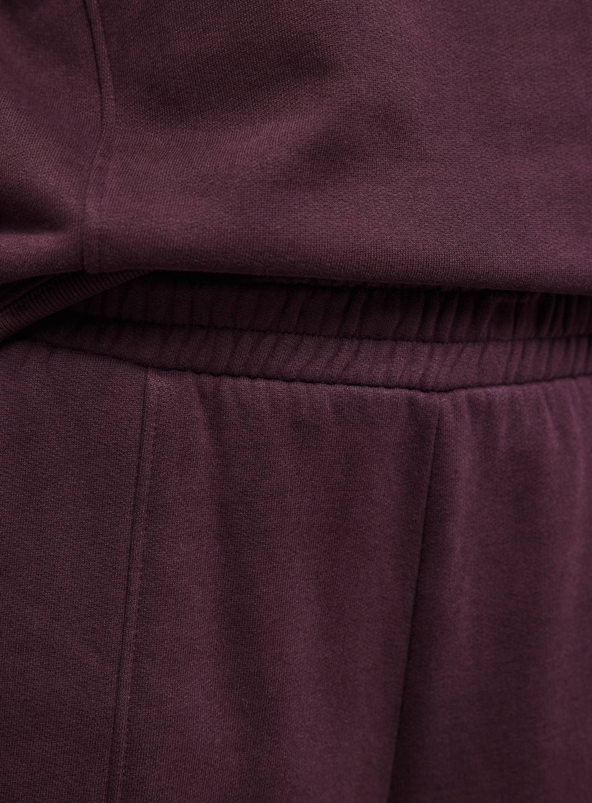 Plum Pure Cotton Wide Leg Joggers XXL - Image 3