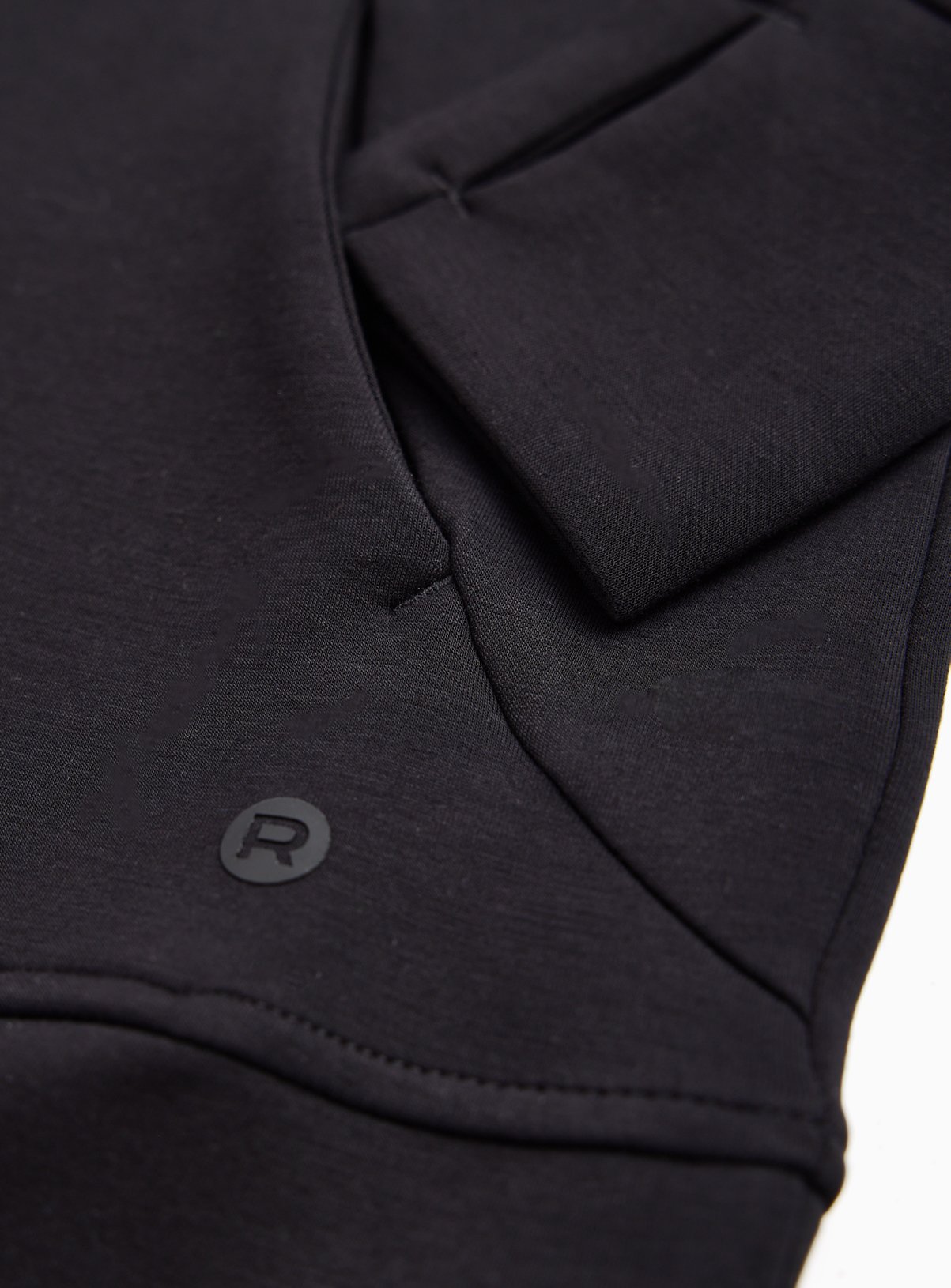 REAKTIV Black Scuba Longline Hoodie S - Image 4 thumbnail