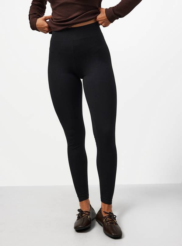 Black Modal Leggings S