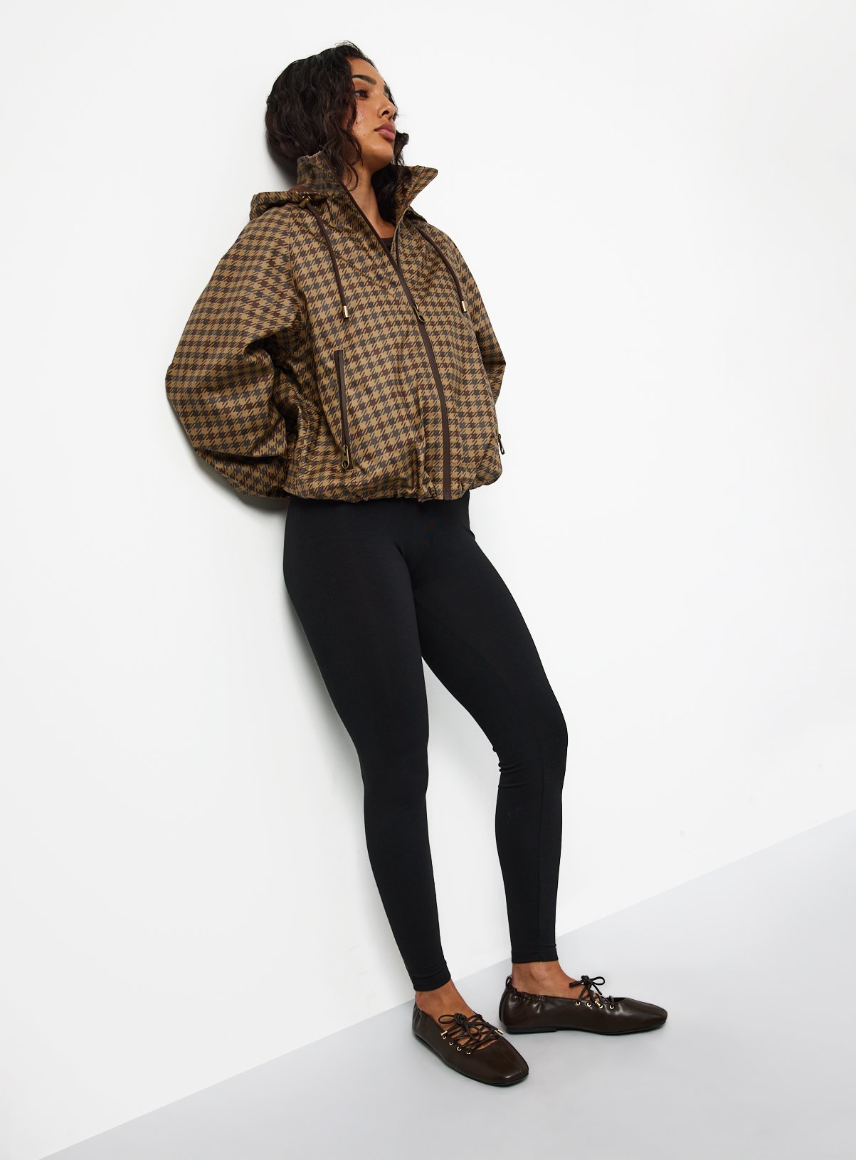 Black Modal Leggings XS - Image 2 thumbnail
