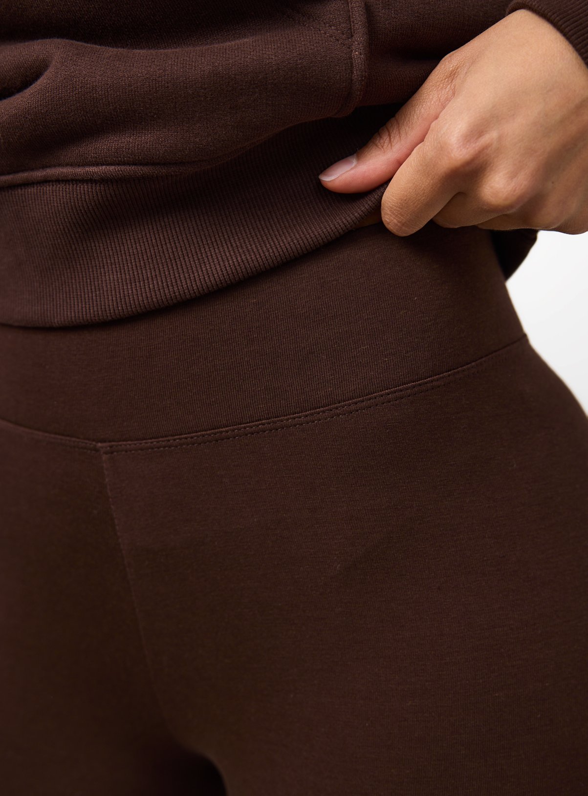 Brown Modal Leggings XL - Image 3 thumbnail
