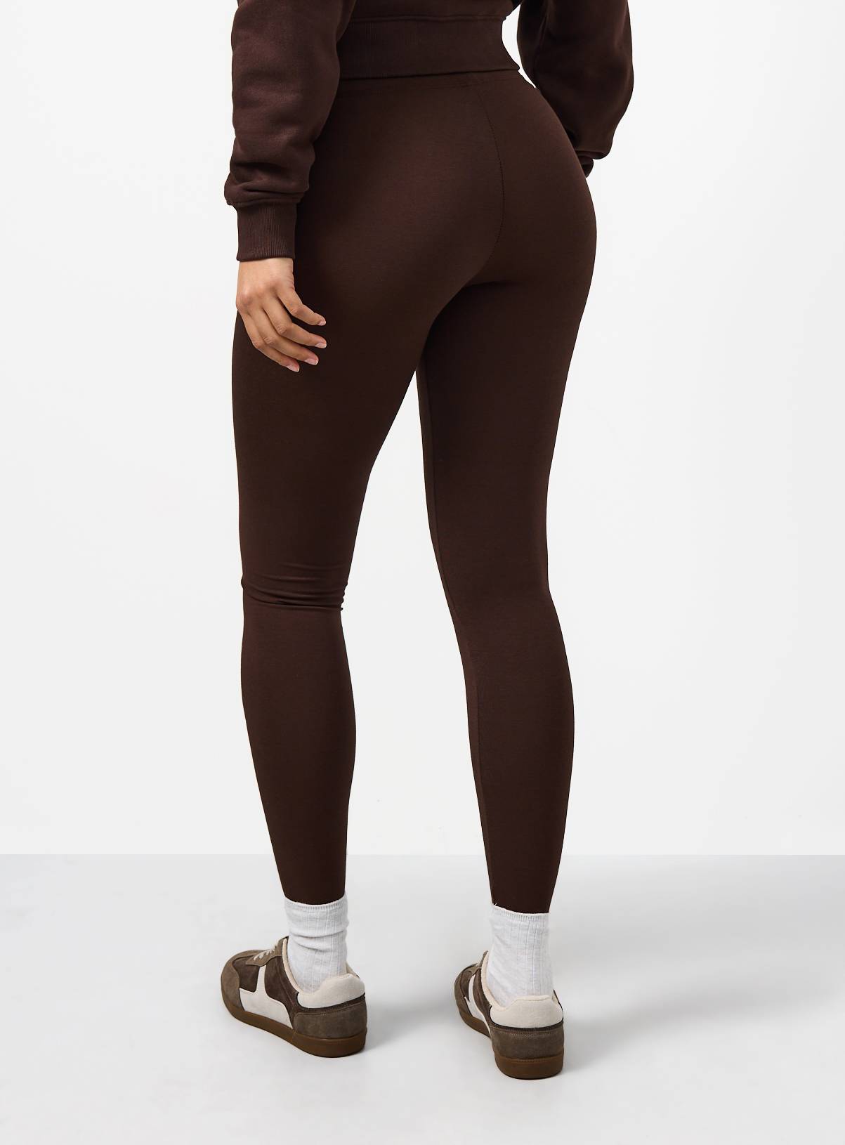Brown Modal Leggings XL - Image 4