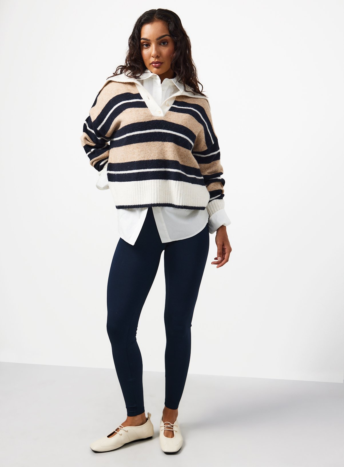 Navy Modal Leggings XL - Image 2 thumbnail