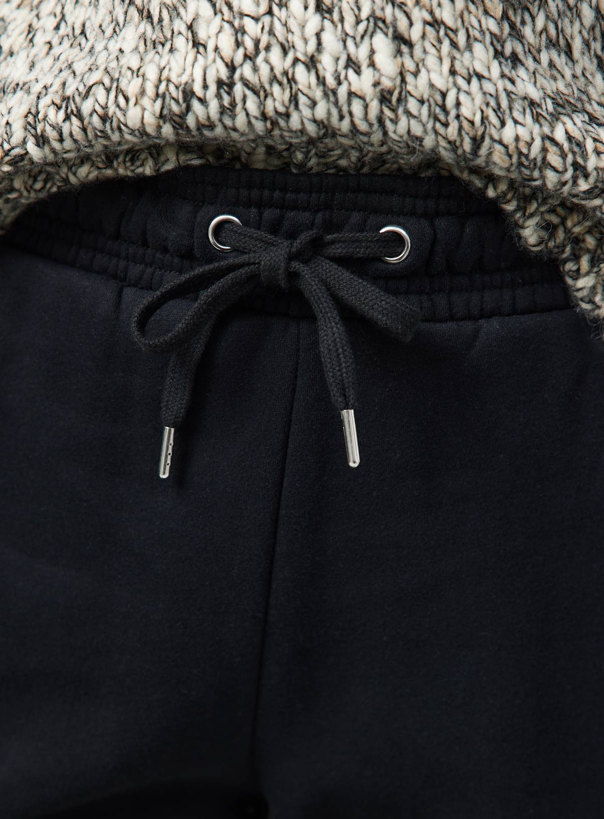 Black Tapered Joggers XS - Image 3