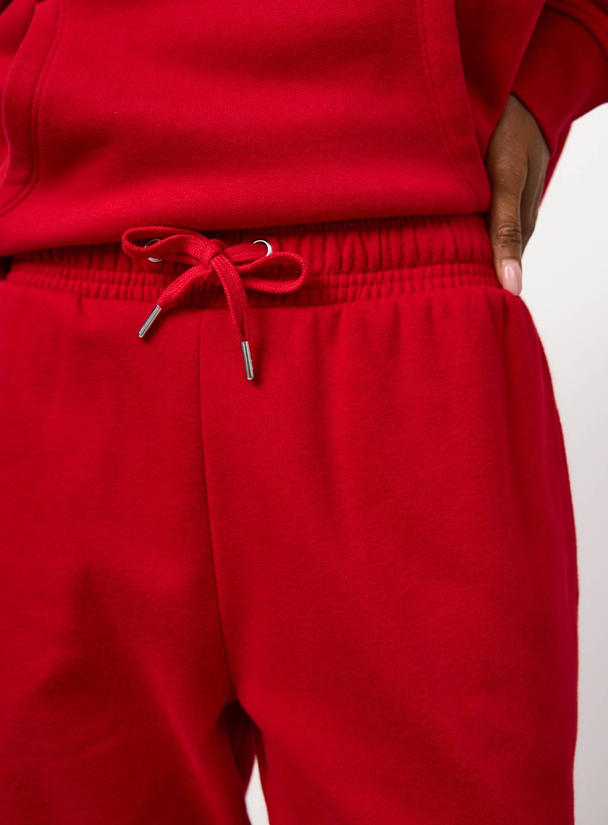 Red Tapered Joggers L - Image 3