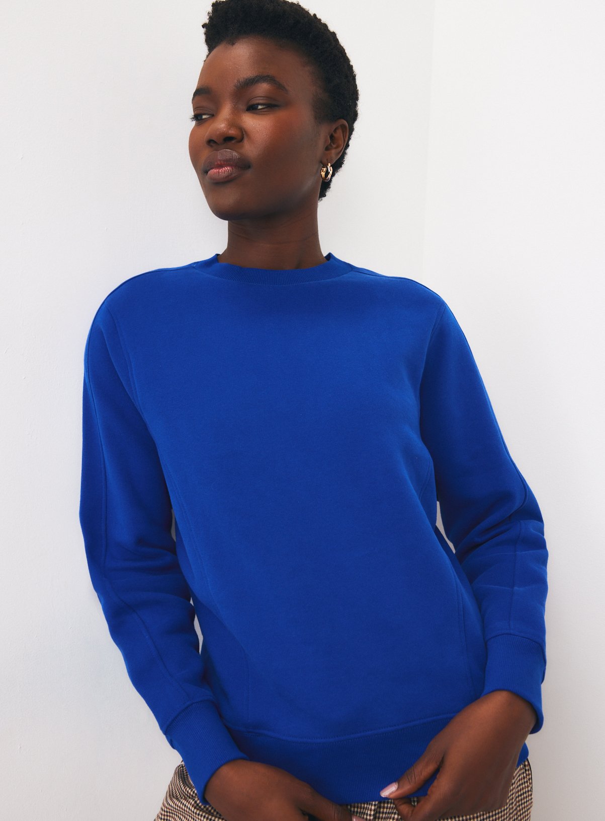 Blue Pure Cotton Sweatshirt M - Image 1 thumbnail
