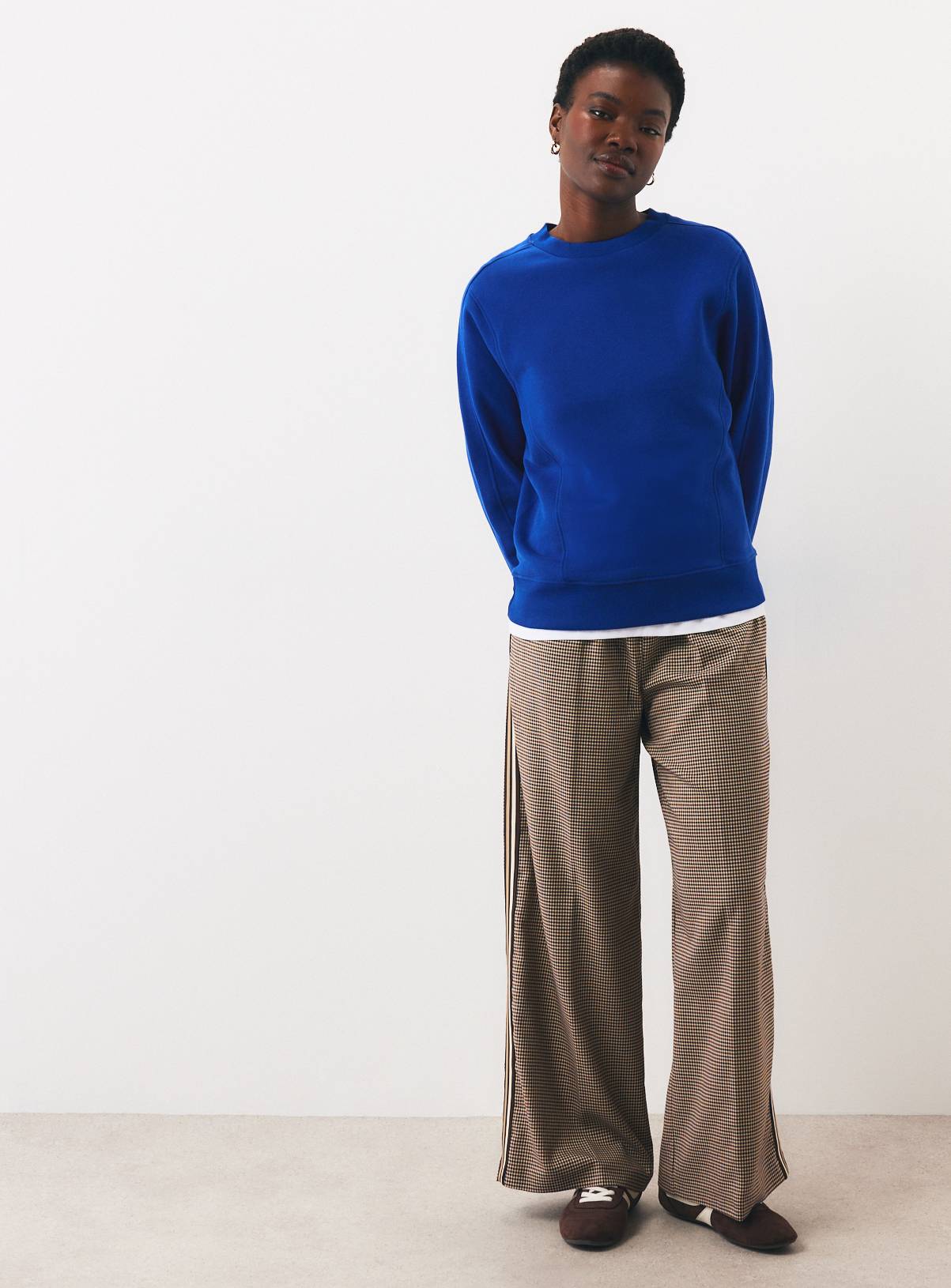 Blue Pure Cotton Sweatshirt M - Image 3