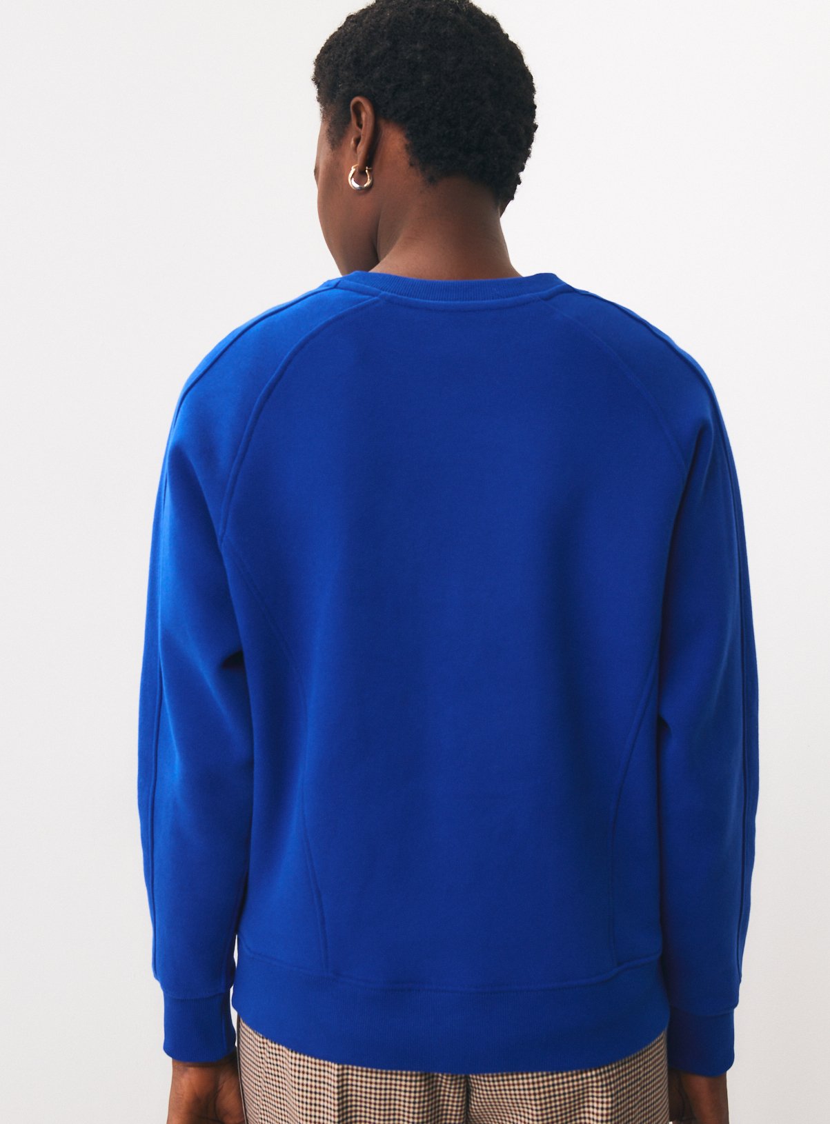 Blue Pure Cotton Sweatshirt M - Image 4 thumbnail