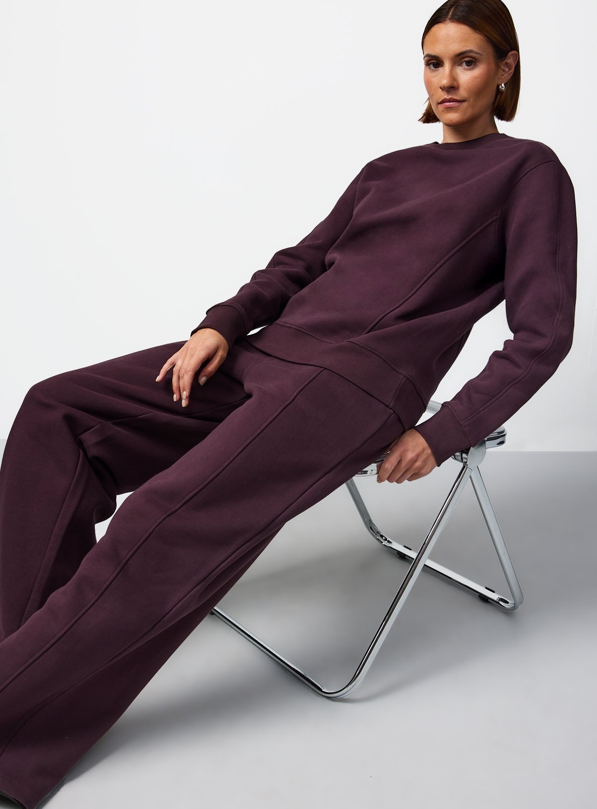 Plum Pure Cotton Sweatshirt M - Image 1 thumbnail