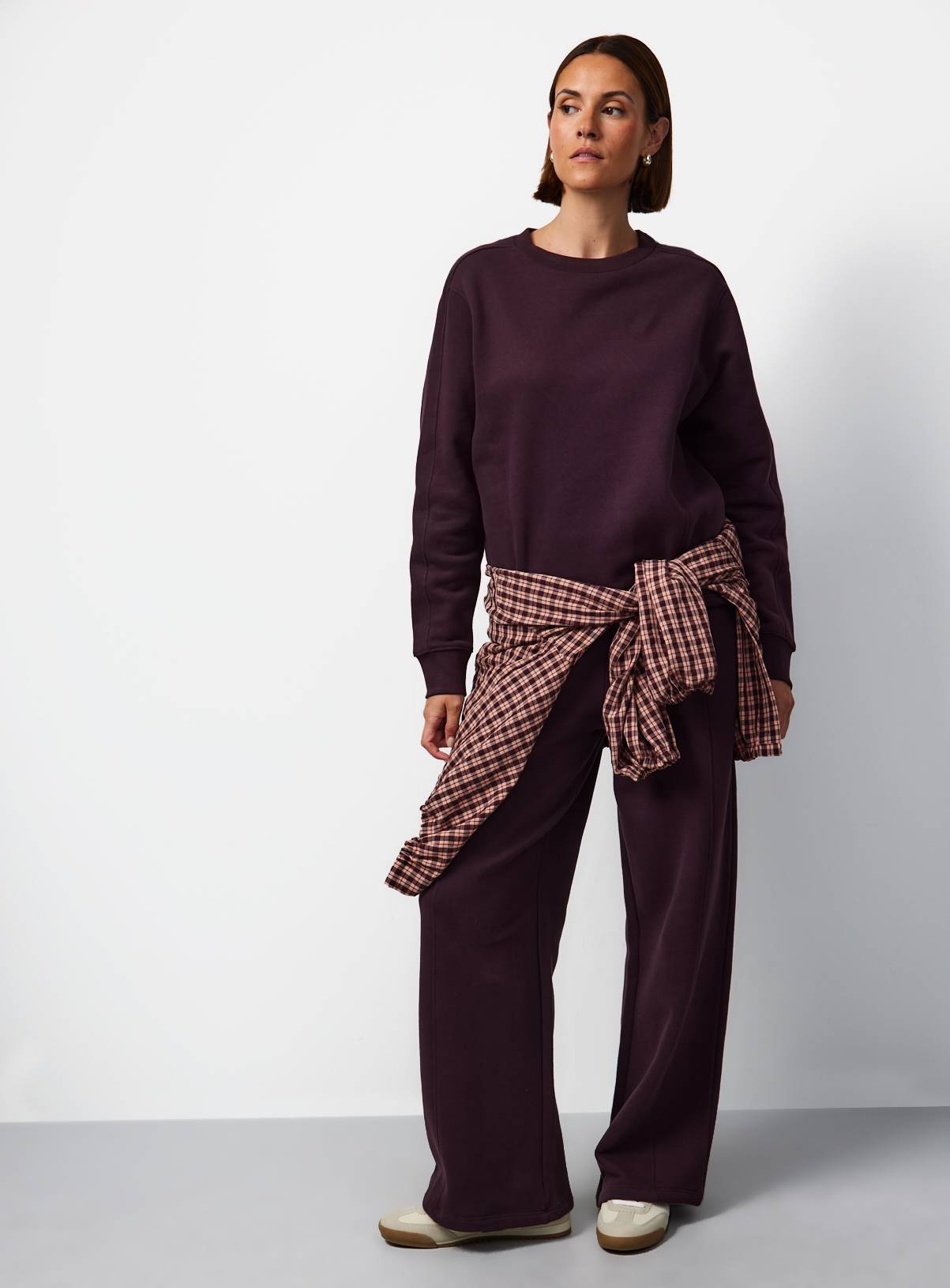 Plum Pure Cotton Sweatshirt M - Image 2