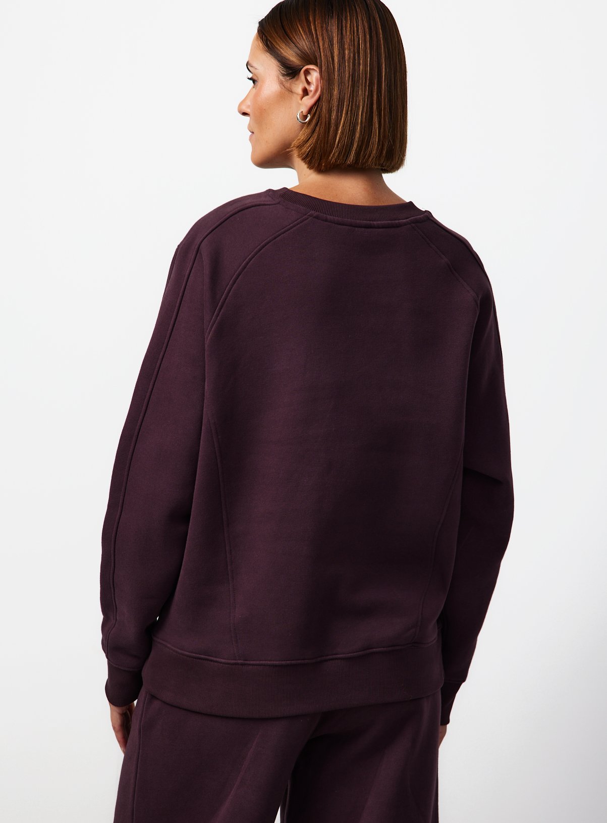 Plum Pure Cotton Sweatshirt M - Image 4 thumbnail
