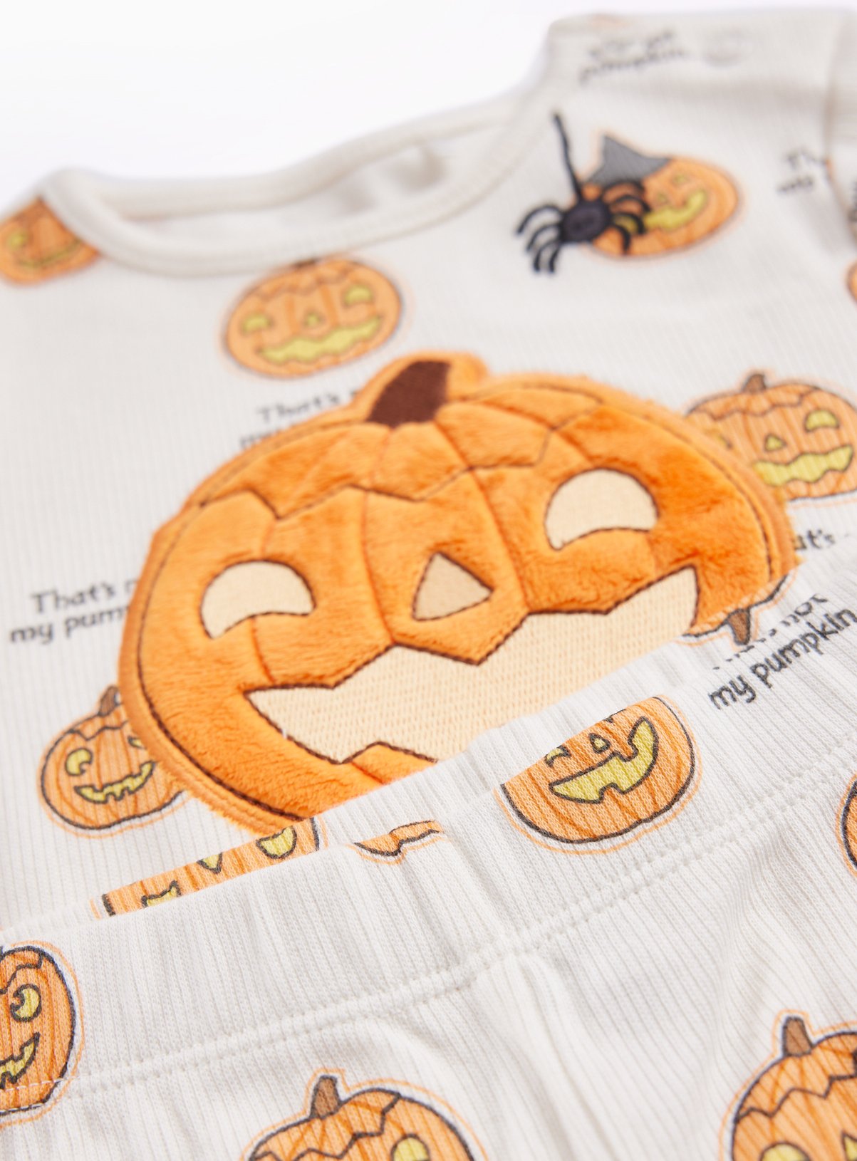 Halloween That's Not My... Pumpkin Print Cotton Pyjama Set 3-6 months - Image 2 thumbnail
