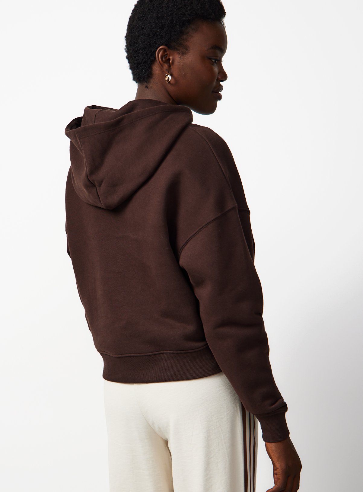 Brown Pure Cotton Oversized Hoodie XL - Image 4 thumbnail