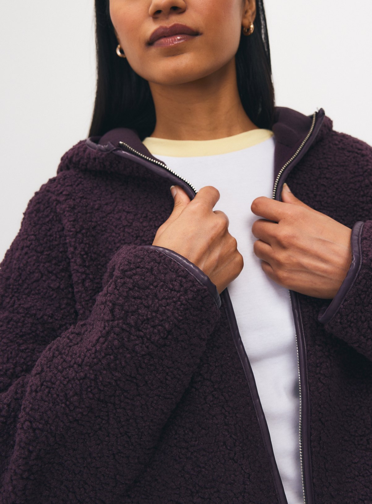 Plum Borg Hooded Full Zip Jacket XXL - Image 3 thumbnail
