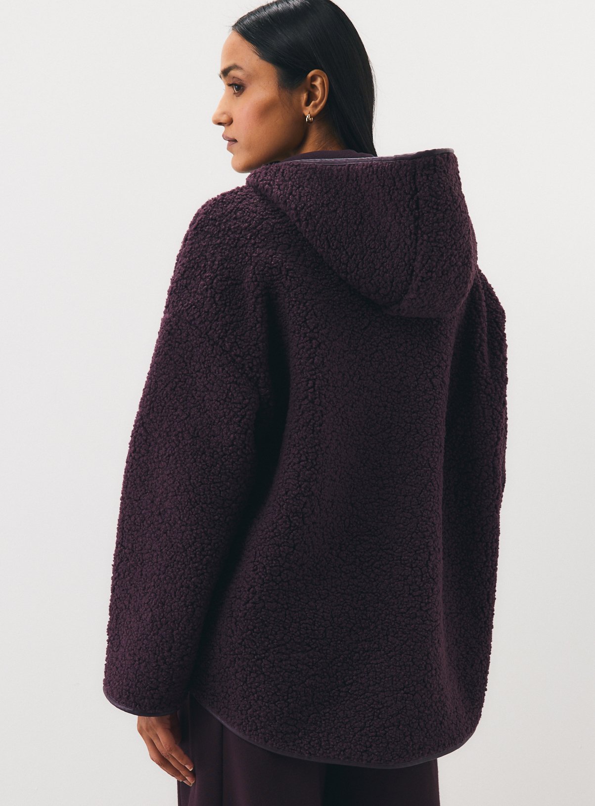 Plum Borg Hooded Full Zip Jacket XXL - Image 4 thumbnail