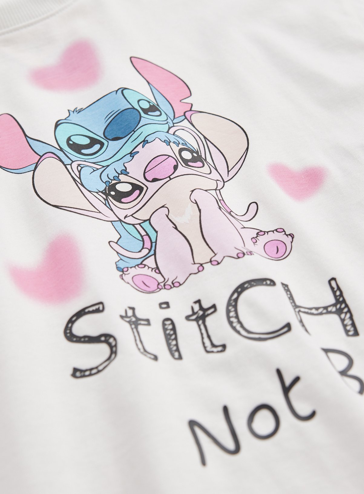 White Disney Lilo & Stitch Graphic T-Shirt 12 years - Image 2 thumbnail
