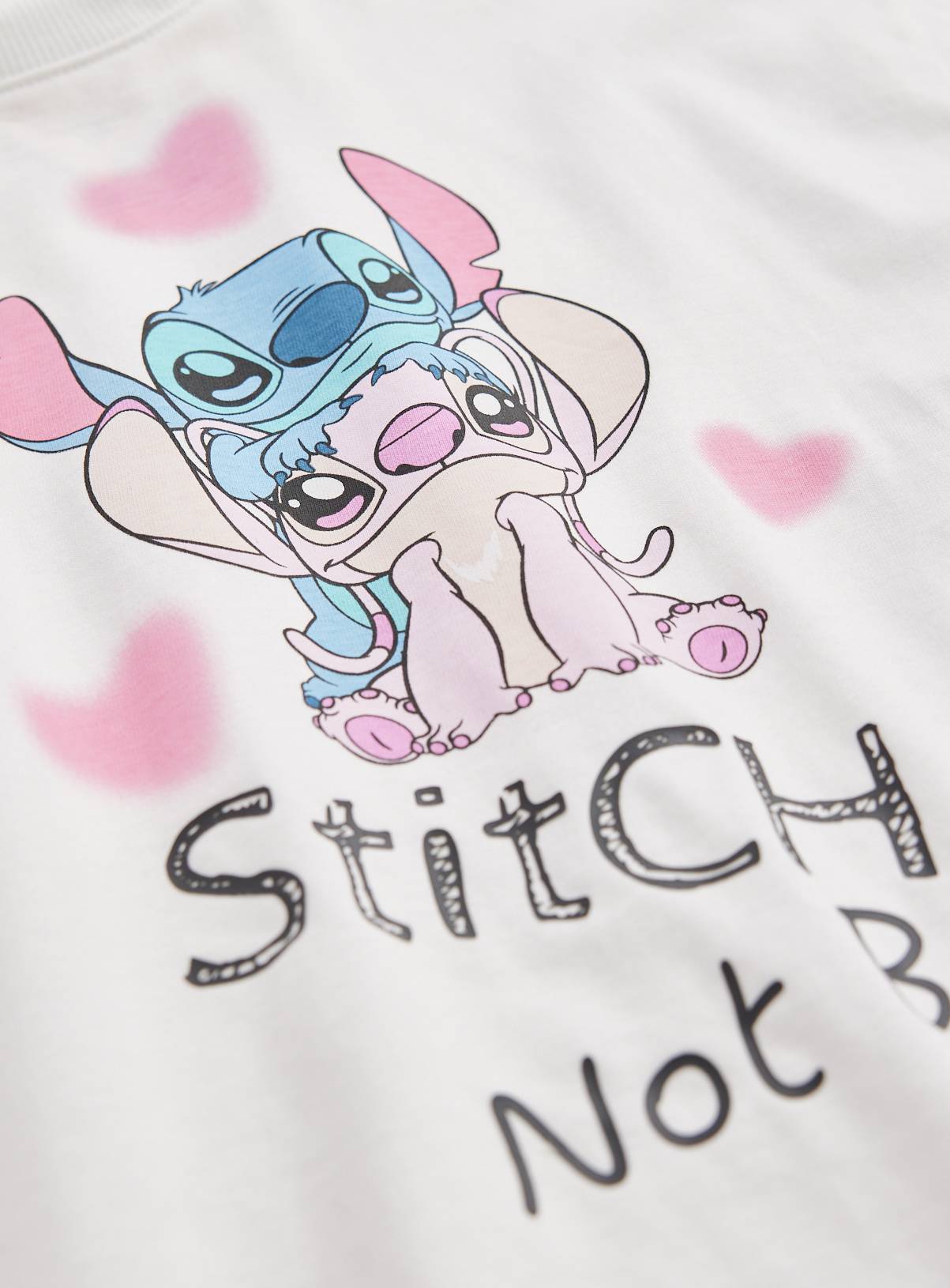 White Disney Lilo & Stitch Graphic T-Shirt 12 years - Image 2