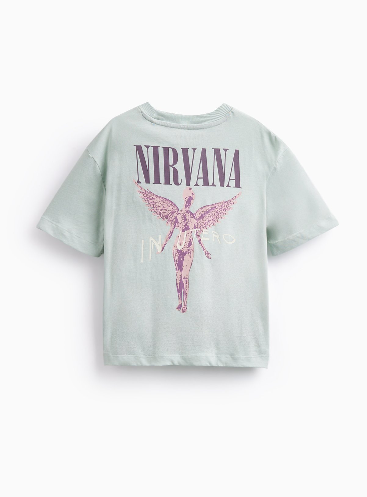 Light Green Nirvana In Utero Graphic T-Shirt 13 years - Image 2 thumbnail