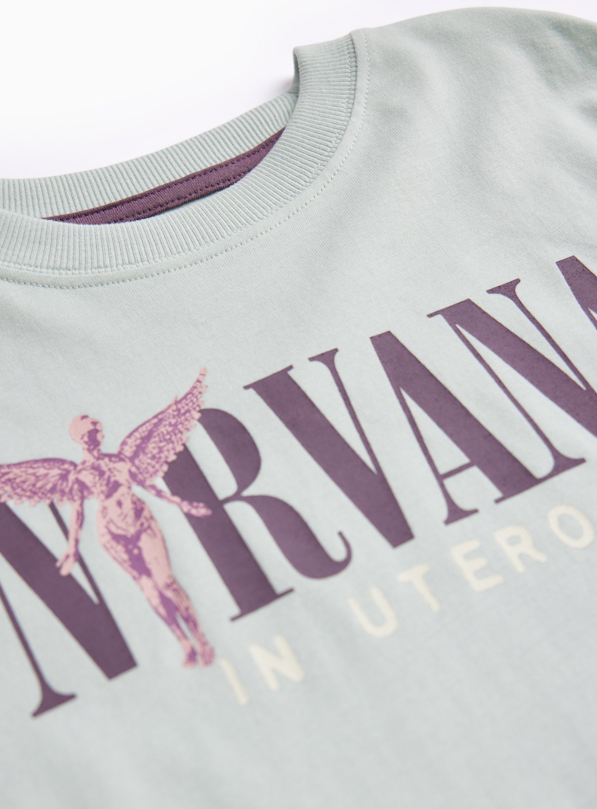 Light Green Nirvana In Utero Graphic T-Shirt 13 years - Image 3 thumbnail