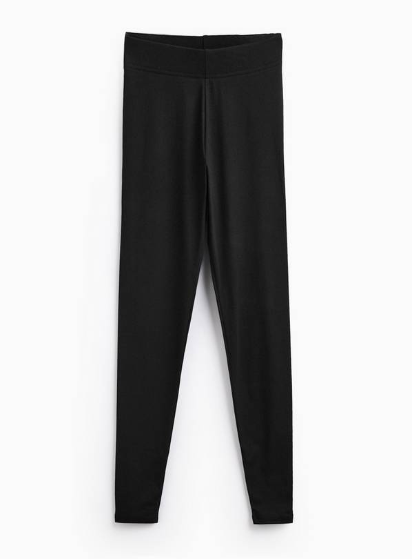 PETITE Black Plain Leggings 2 Pack S