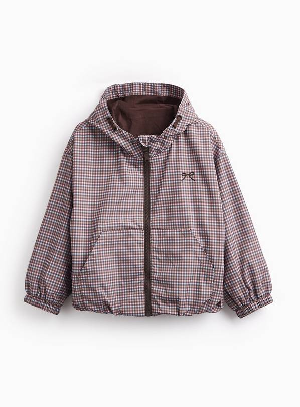 Brown Checked Track Jacket 13-14 years