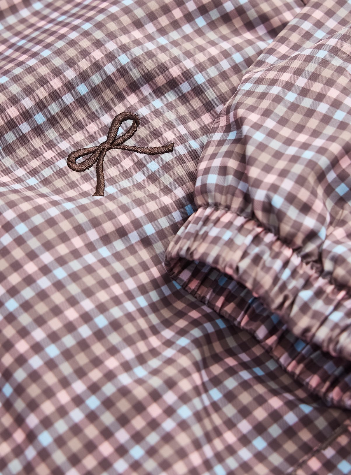 Brown Checked Track Jacket 13-14 years - Image 2 thumbnail