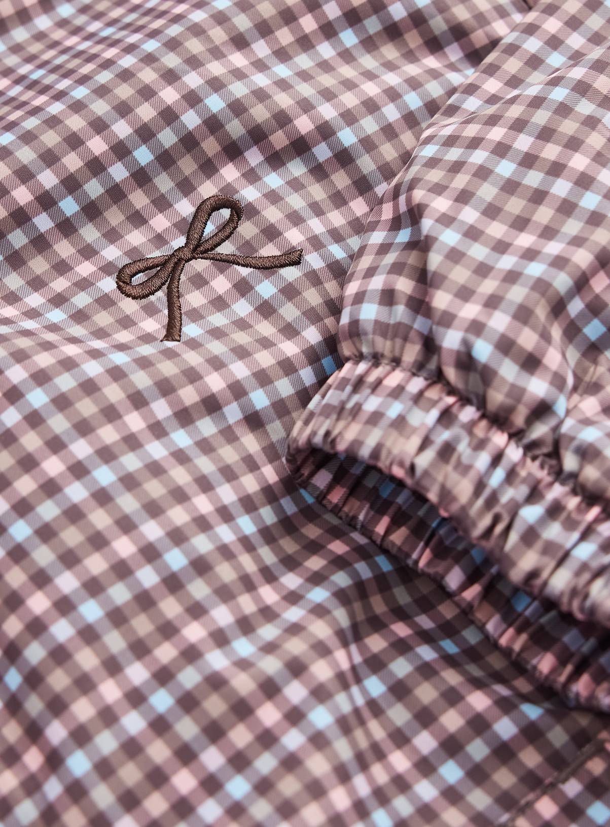 Brown Checked Track Jacket 13-14 years - Image 2