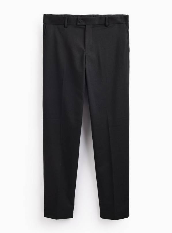 Grey Twill Regular Fit Trousers W28 L29