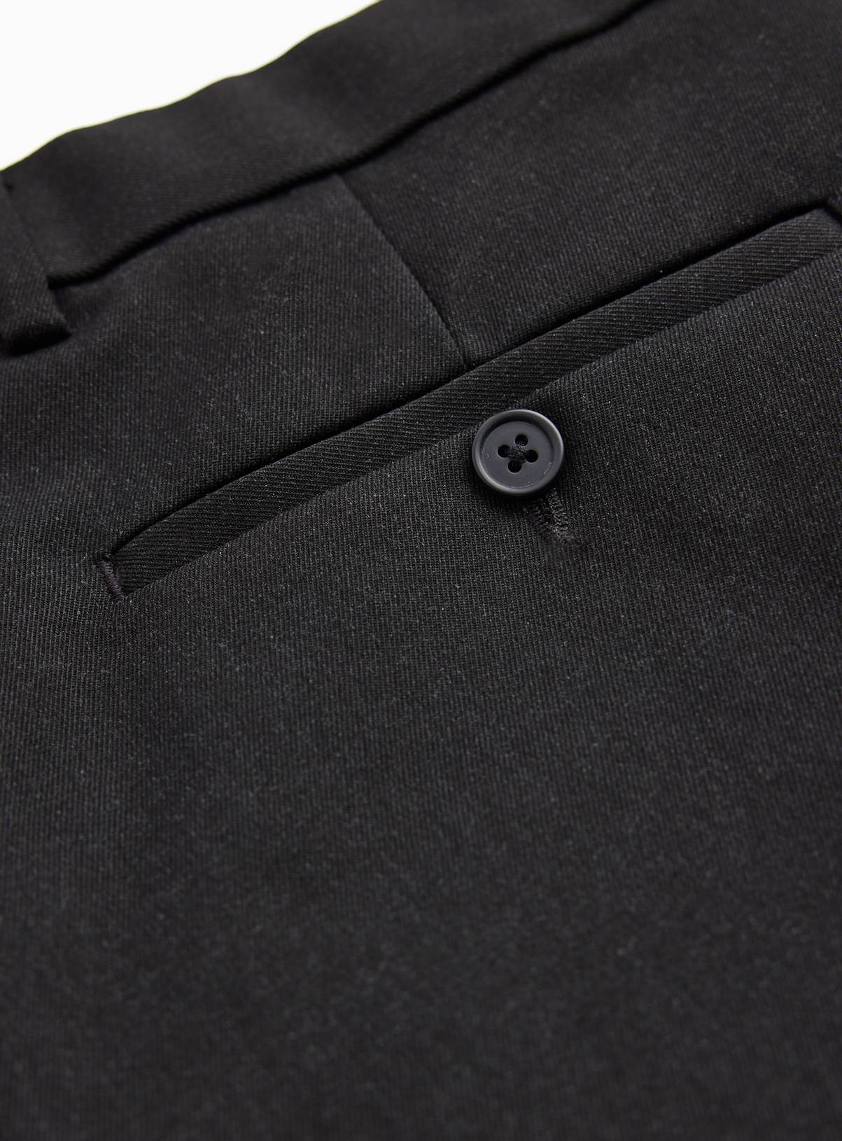 Grey Twill Regular Fit Trousers W42 L29 - Image 2