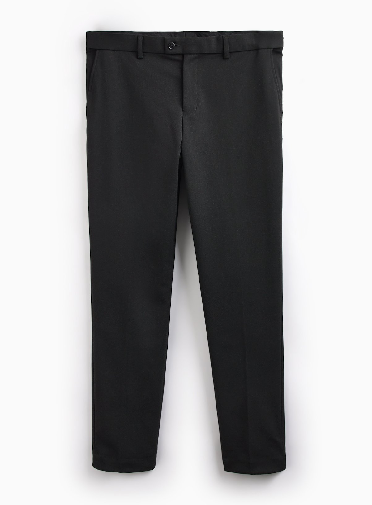 Grey Twill Slim Fit Trousers W36 L29 - Image 2 thumbnail