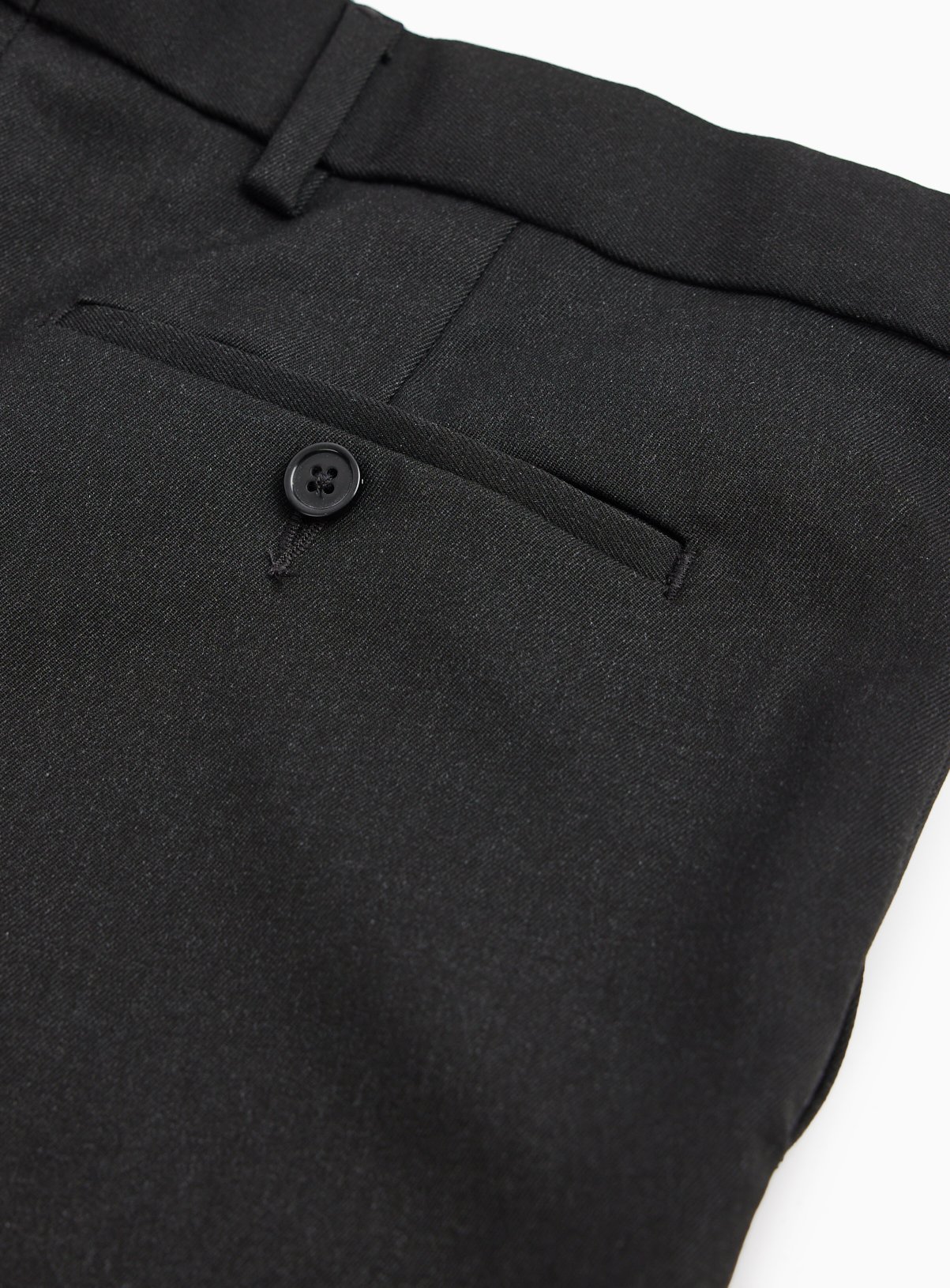 Grey Twill Slim Fit Trousers W36 L29 - Image 3 thumbnail