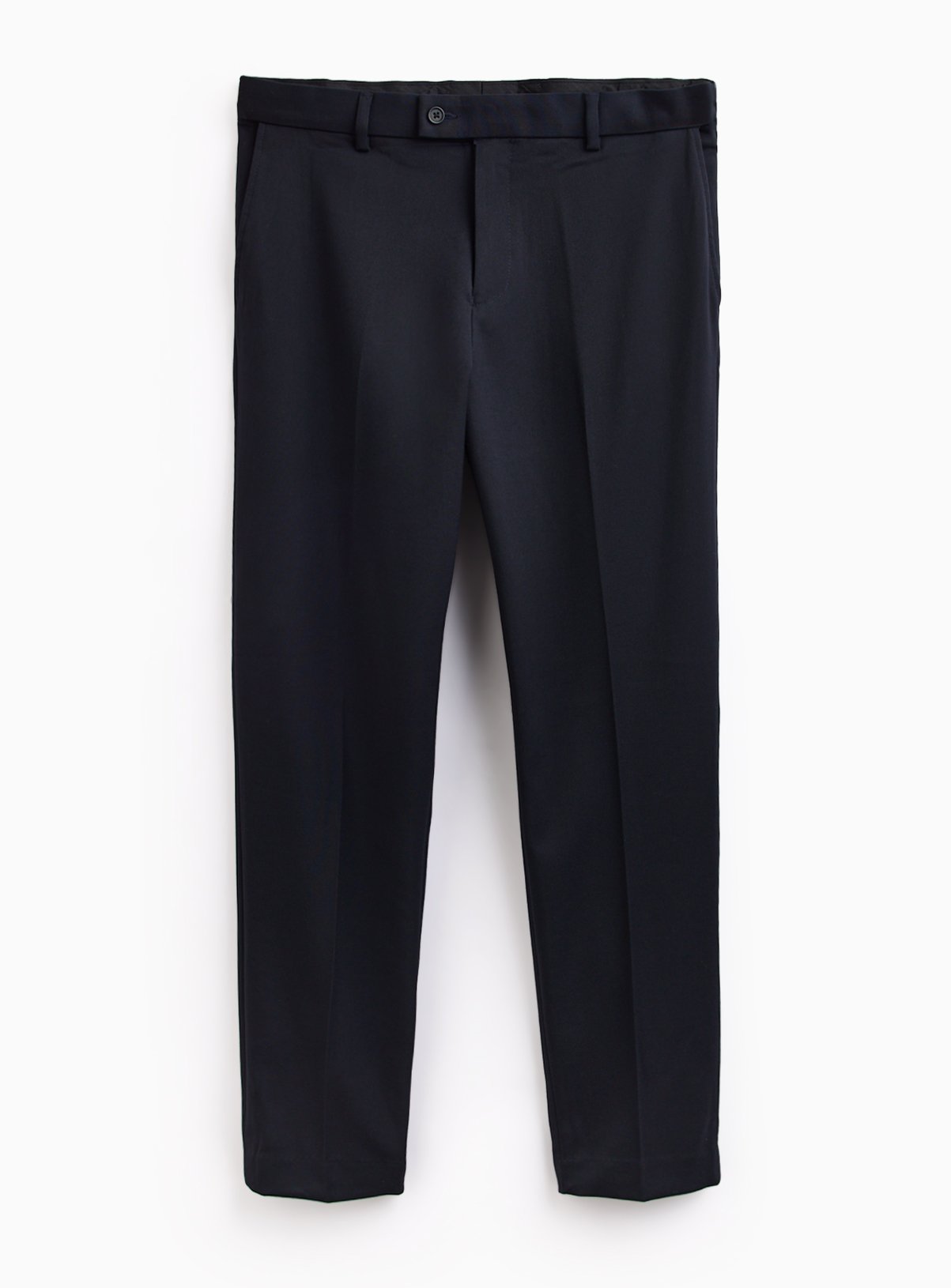 Navy Regular Fit Twill Trousers W42 L33 - Image 3 thumbnail
