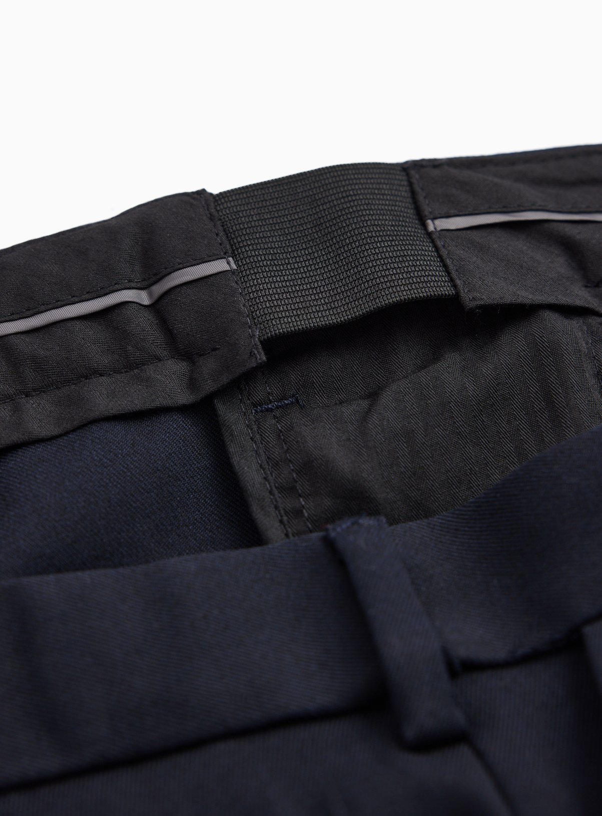 Navy Regular Fit Twill Trousers W42 L33 - Image 5 thumbnail