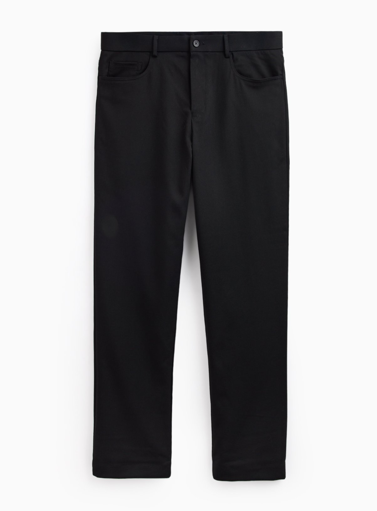 Black Regular Fit Smart Trousers W44 L29 - Image 3 thumbnail