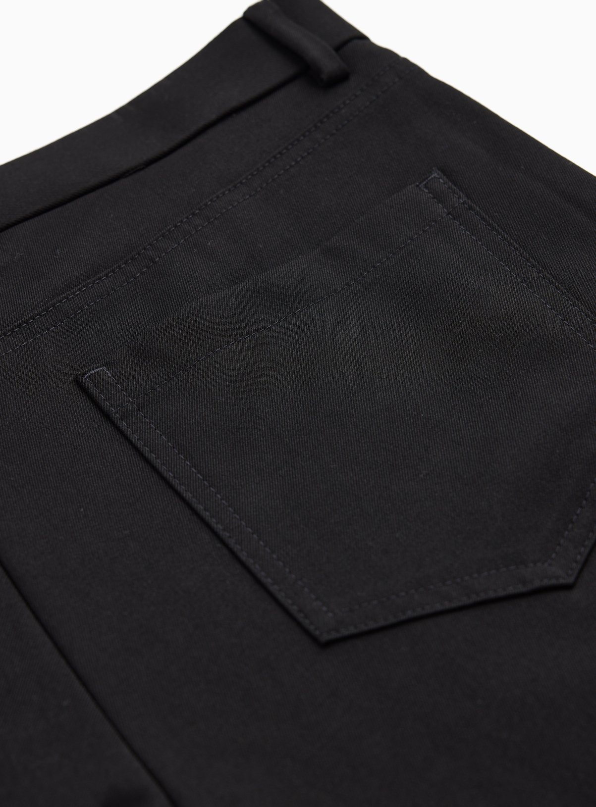 Black Regular Fit Smart Trousers W44 L29 - Image 4 thumbnail