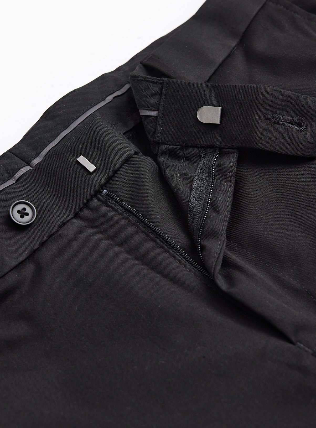 Black Regular Fit Trousers 2 Pack W40 L33 - Image 4 thumbnail