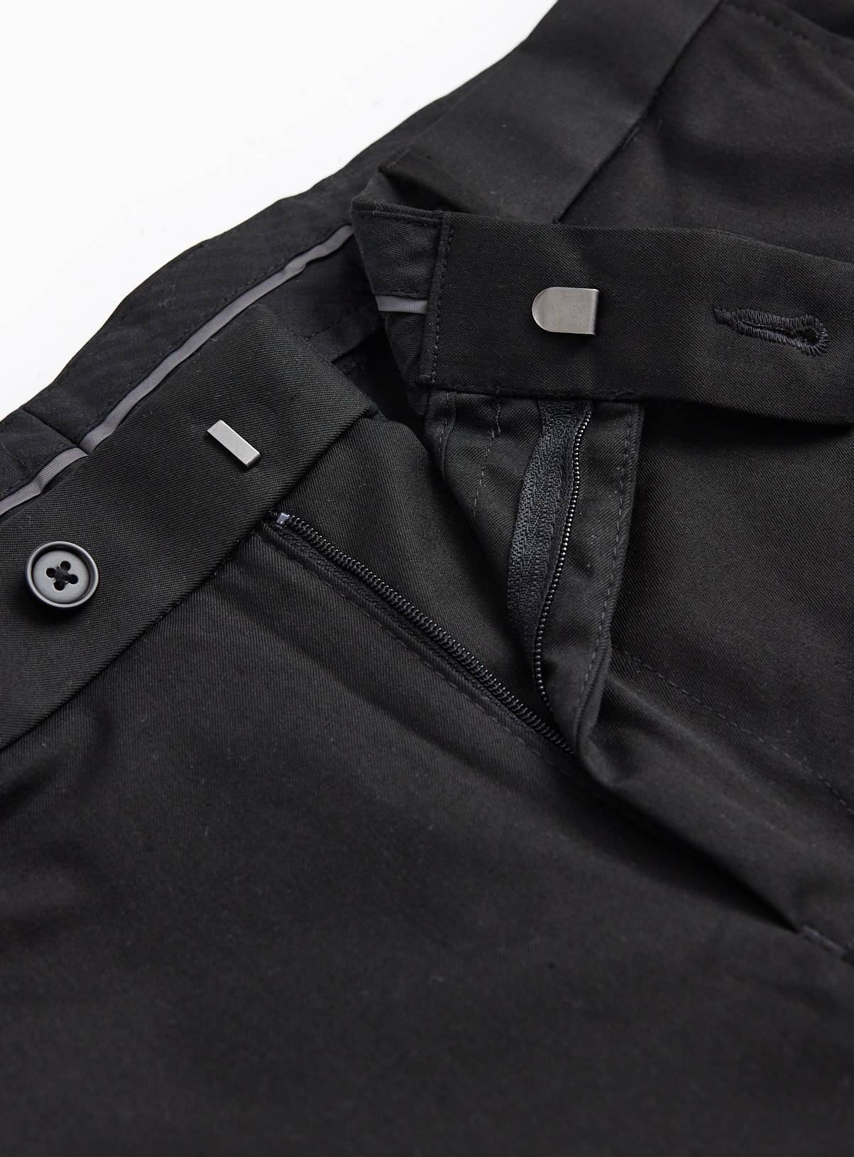 Black Regular Fit Trousers 2 Pack W40 L33 - Image 4