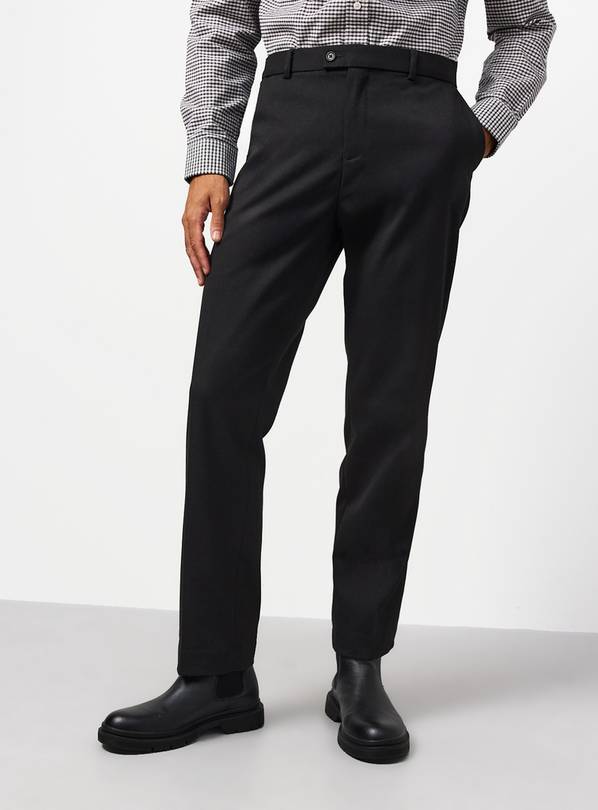 2 Pack Grey Slim Fit Twill Trousers W38 L29
