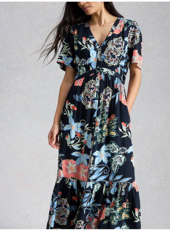 WHITE STUFF Phoebe Midi Dress 10