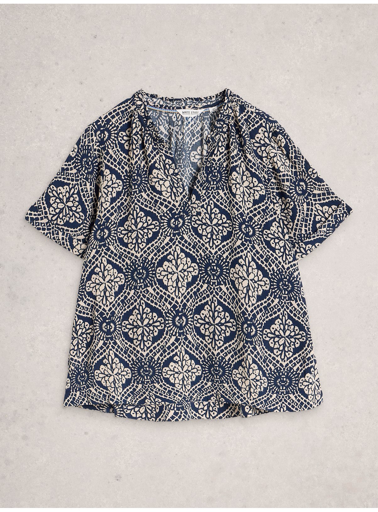 WHITE STUFF Teakie Crinkle Top 14 - Image 5 thumbnail