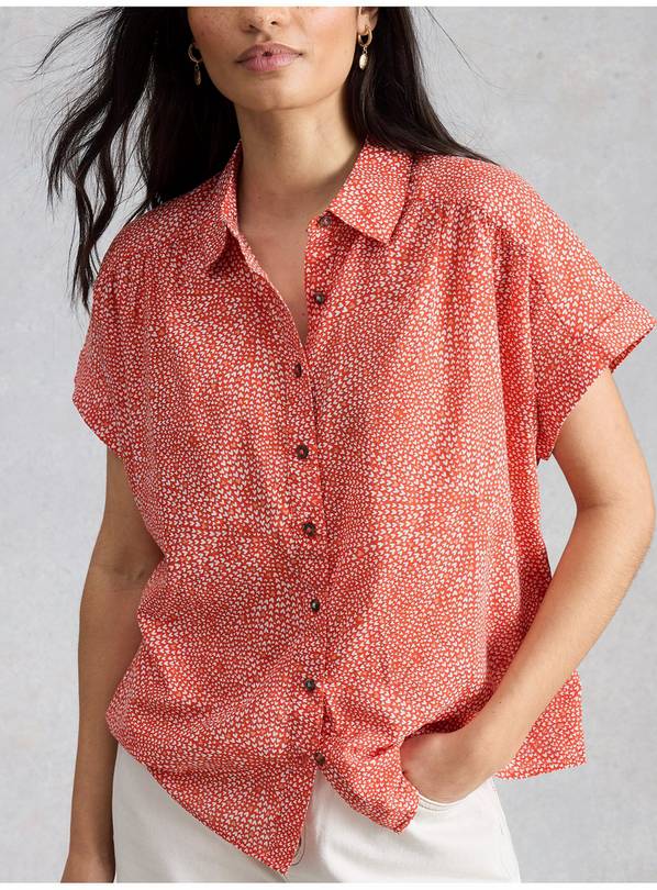 WHITE STUFF Orla Button Through Shirt 10