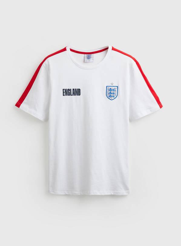 White Official FA England Graphic T-Shirt XL