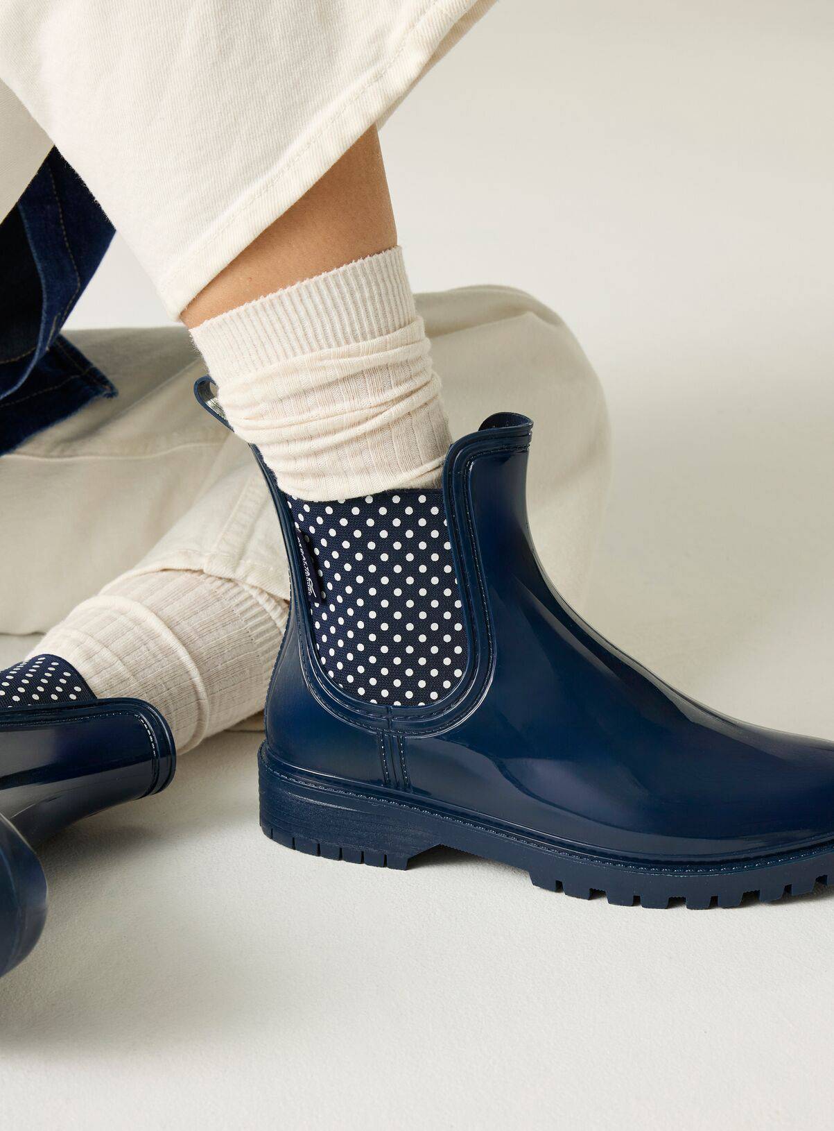 REGATTA Womens Harriett Ankle Wellies Navy 3 - Image 2