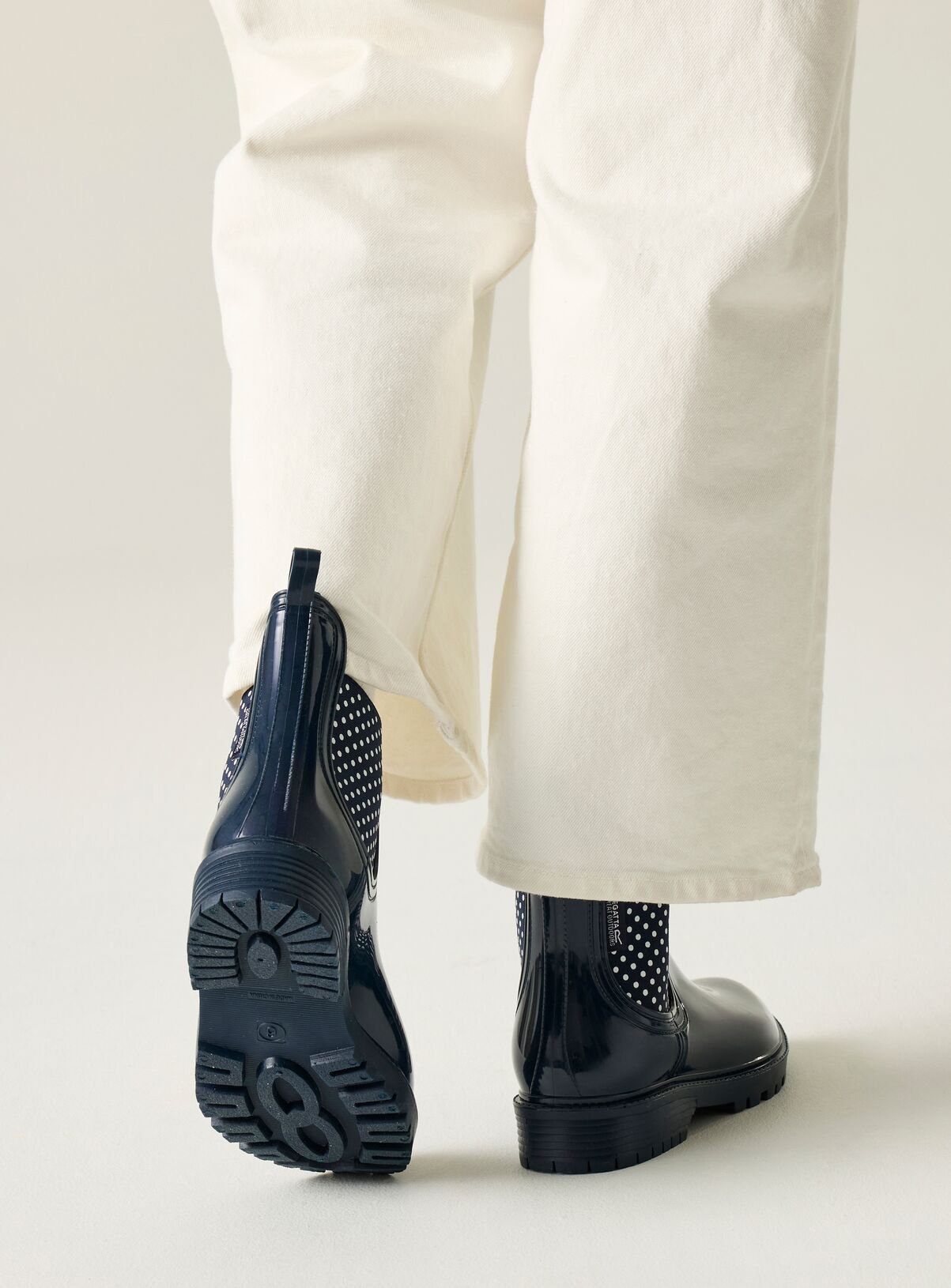 REGATTA Womens Harriett Ankle Wellies Navy 3 - Image 3 thumbnail