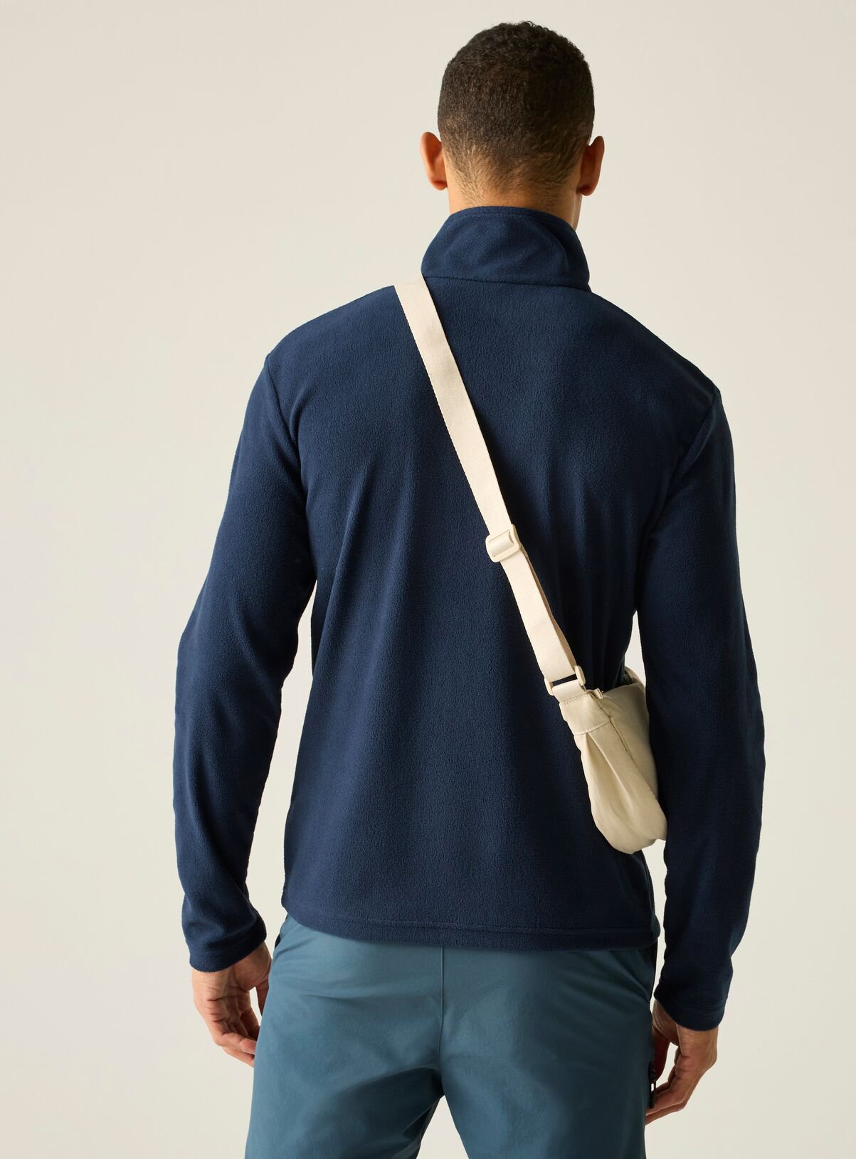 REGATTA Thompson Half Zip Fleece Navy XXXL - Image 4 thumbnail