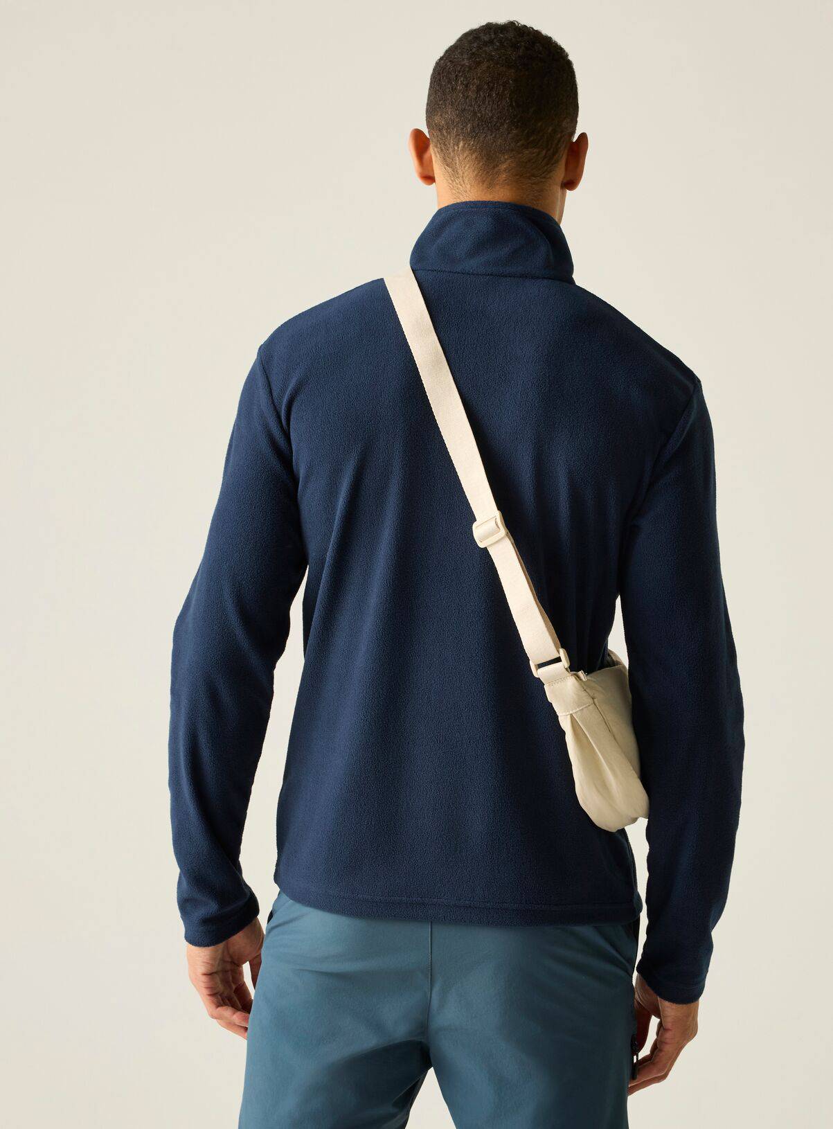 REGATTA Thompson Half Zip Fleece Navy XXXL - Image 4