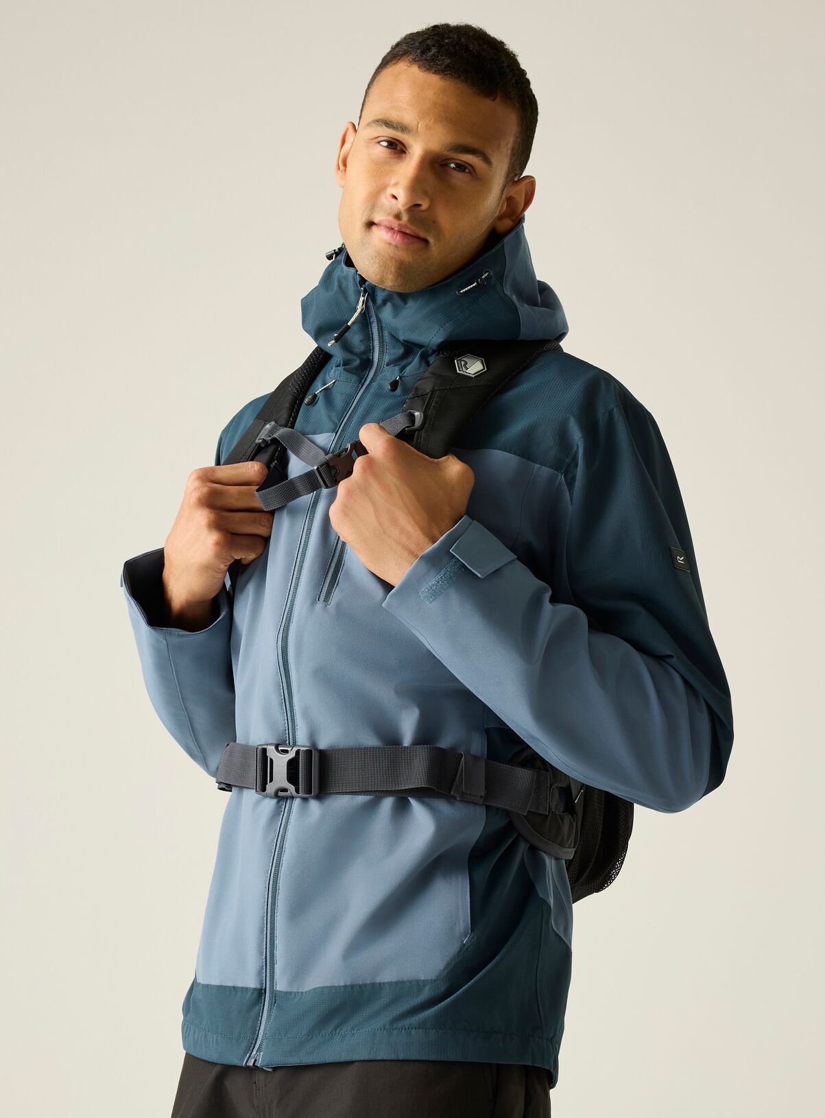 REGATTA Highton Stretch Waterproof Jacket Blue XXL - Image 1 thumbnail