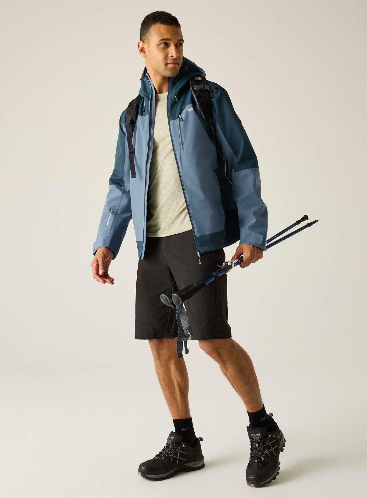 REGATTA Highton Stretch Waterproof Jacket Blue XXL - Image 2 thumbnail