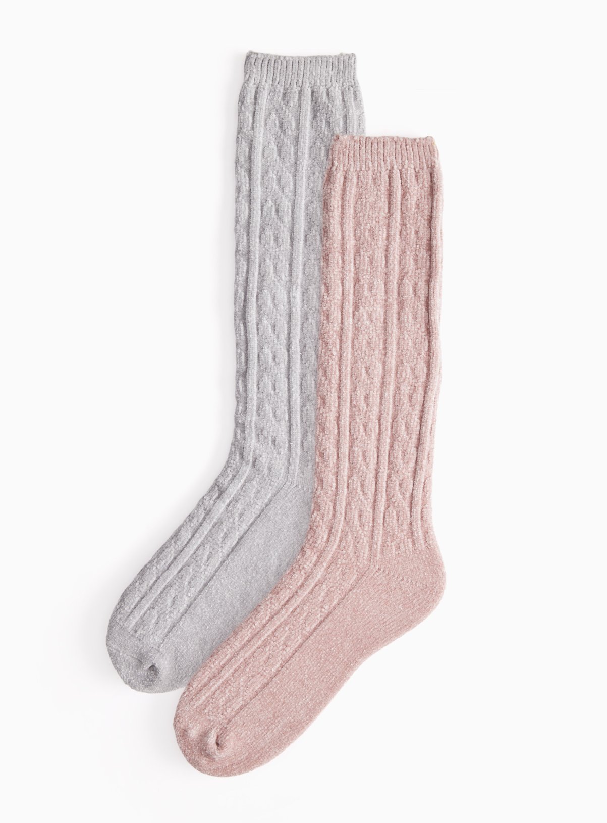 Cosy Cable Ruched Slouch Socks 2 Pack 4-8 - Image 3 thumbnail