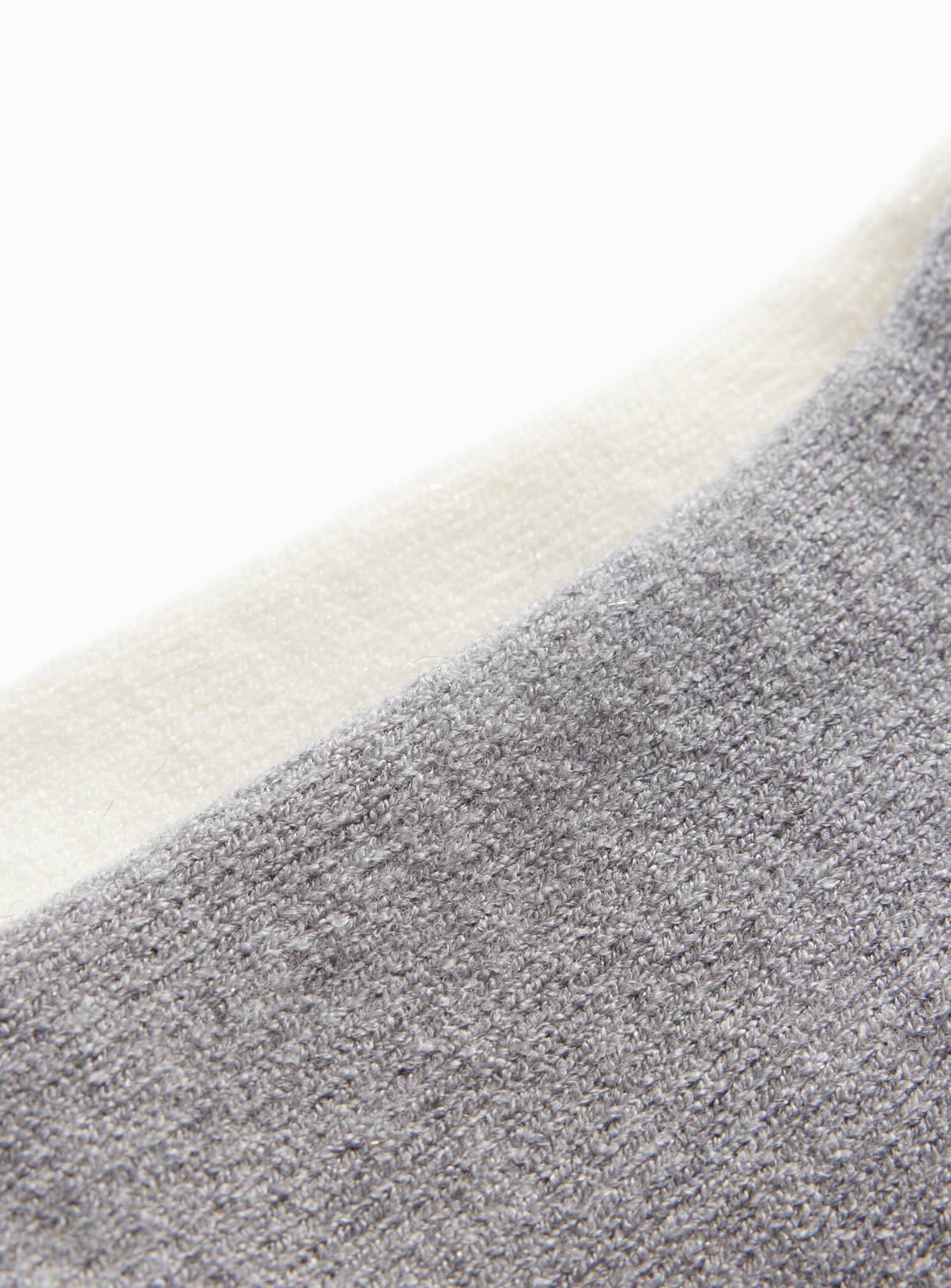 Grey & Cream Cosy Supersoft Sparkle Socks 2 Pack 4-8 - Image 2